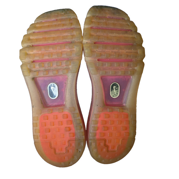 Nike Womens Air Max 2016 Purple Neon Pink Mesh Athletic Activewear Running Shoe - Picture 8 of 9